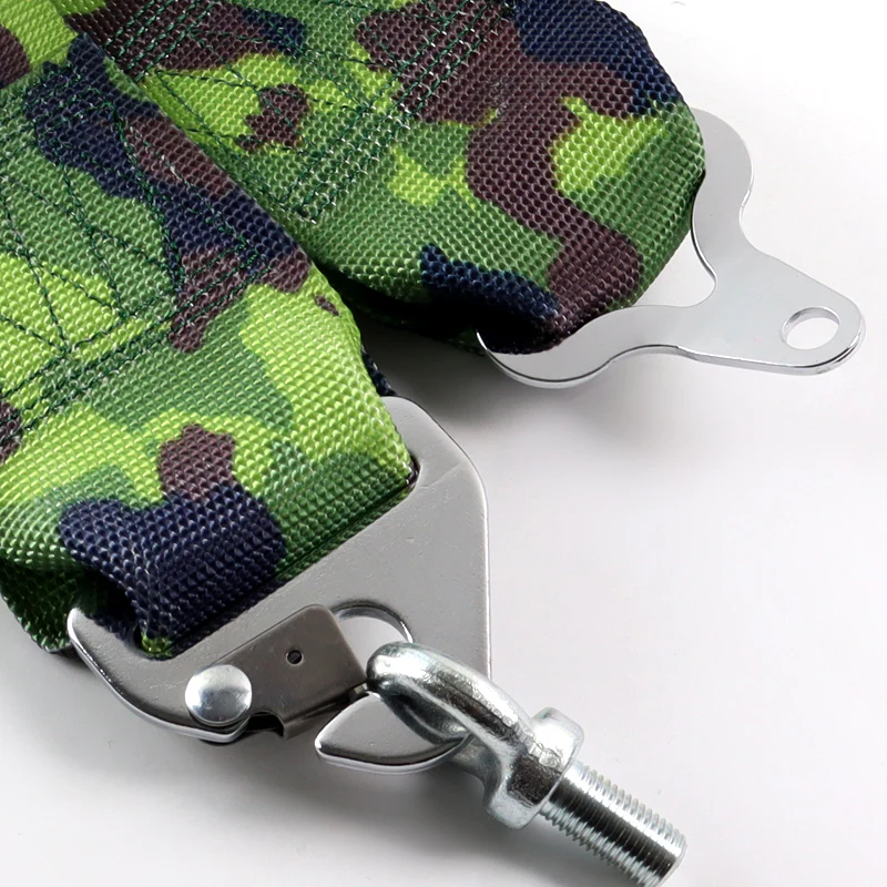 Universal 4 Point Camouflage Camlock Quick Release Car Seat Belt Snap-On Harness TAKATA Racing 3" - Image 6