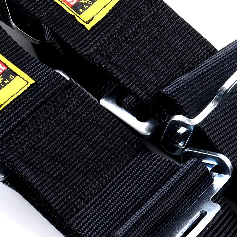Universal 4 Point Black Camlock Quick Release Car Seat Belt Harness Sabelt Racing 3" - Image 6