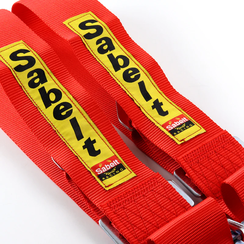 Universal 4 Point Red Camlock Quick Release Car Seat Belt Harness Sabelt Racing 3" - Image 2