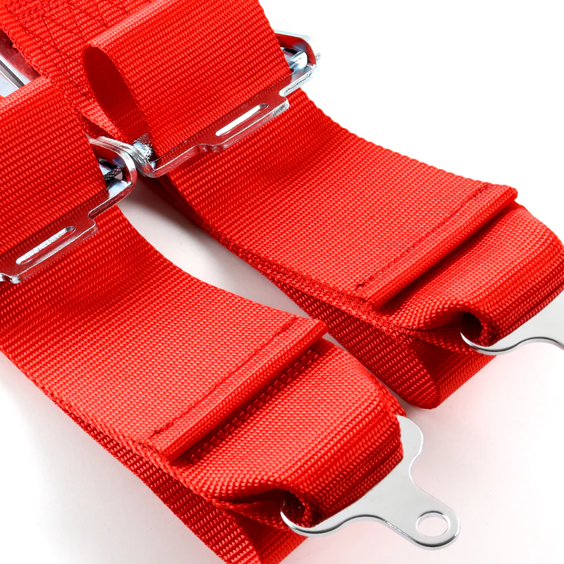 Universal 4 Point Red Camlock Quick Release Car Seat Belt Harness Sabelt Racing 3" - Image 5