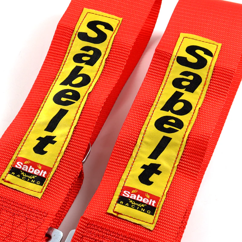Universal 4 Point Red Camlock Quick Release Car Seat Belt Harness Sabelt Racing 3" - Image 6