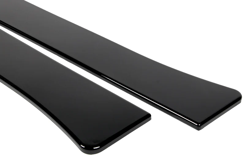 Universal 59" x 4" Painted Black Side Skirt Extension Rocker Splitters Diffuser Lip 6pcs - Image 5