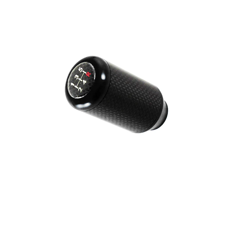 Universal 82MM - Black Carbon Fiber Car Auto Manual Gear Stick Lever Shift Knob - Image 4