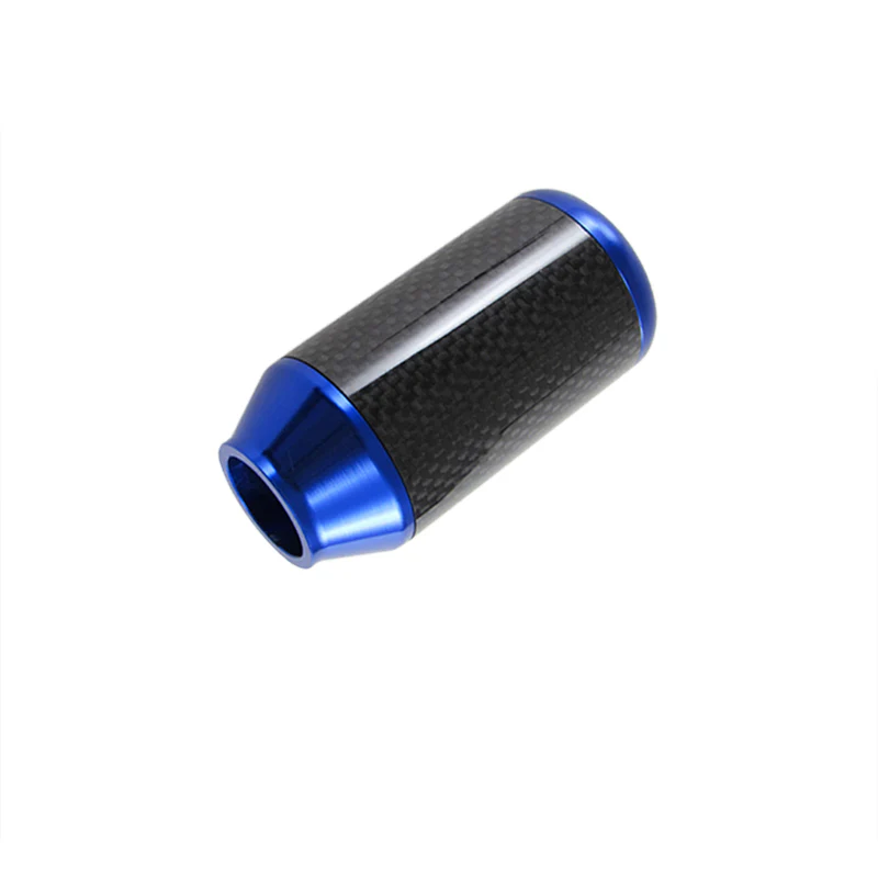 Universal 82MM - Blue Carbon Fiber Car Auto Manual Gear Stick Lever Shift Knob - Image 7