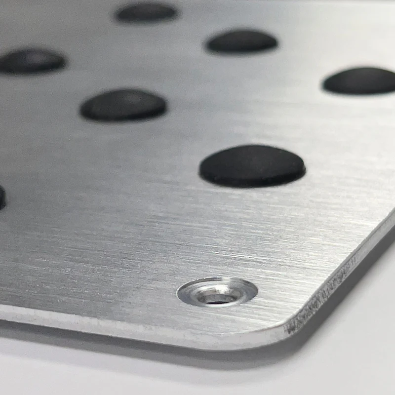 Universal Aluminum Car Anti Skid Floor Mat Carpet Rest Pedal Pad Cover - Image 2