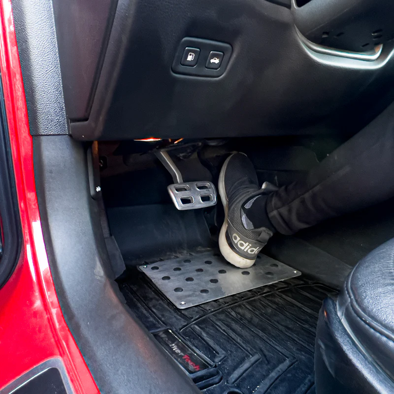 Universal Aluminum Car Anti Skid Floor Mat Carpet Rest Pedal Pad Cover - Image 7