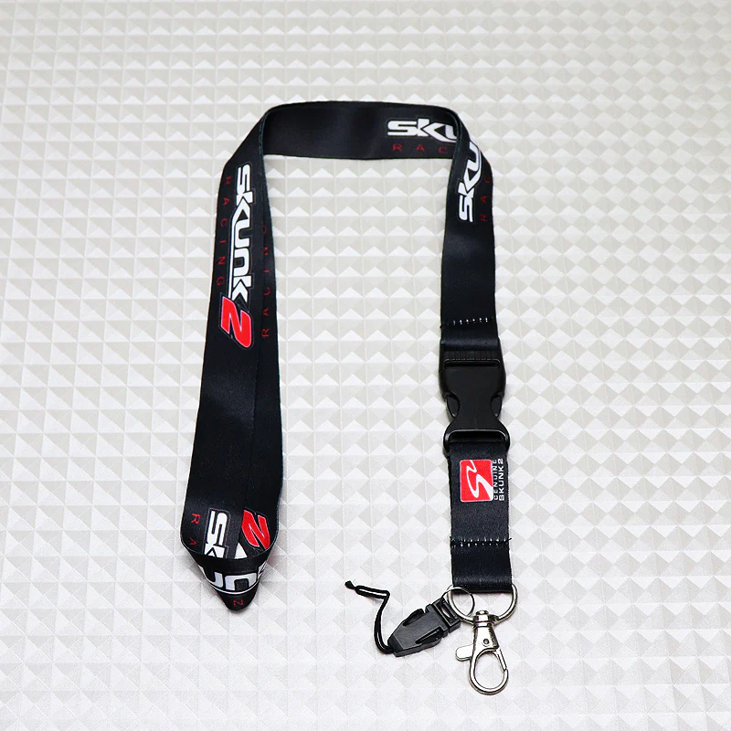 Skunk2 Racing Black Keychain Lanyard - Image 2