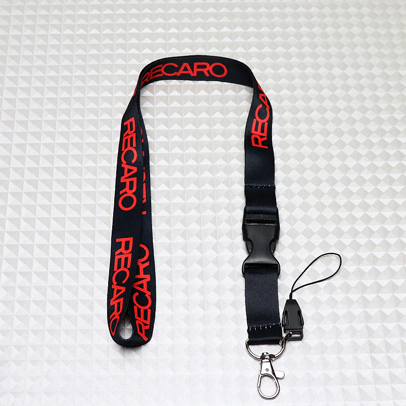 RECARO Black Keychain Lanyard - Image 2