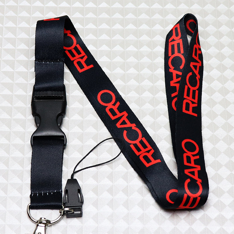 RECARO Black Keychain Lanyard - Image 3
