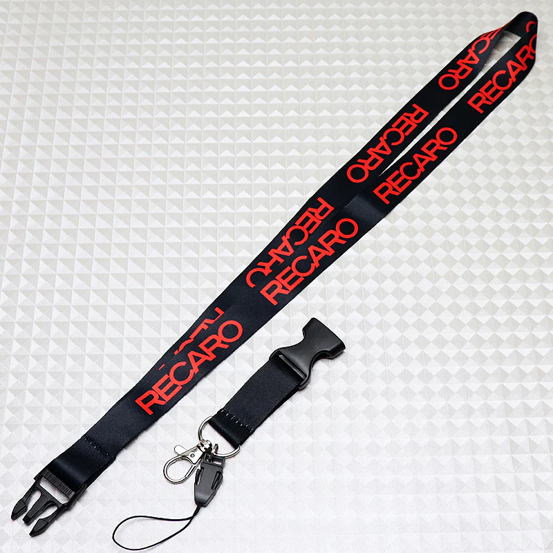 RECARO Black Keychain Lanyard - Image 4