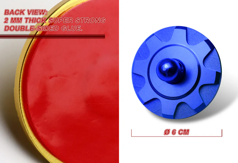 Universal JDM Aluminum Racing Bonnet Hood Pin Lock Kit -Blue - Image 3