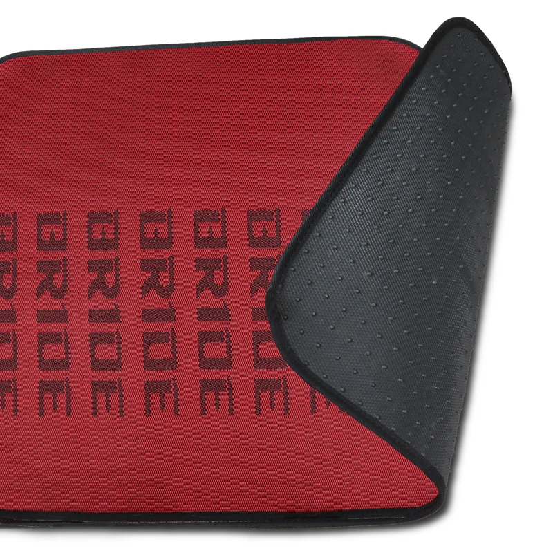 Universal JDM Bride Racing Fabric Red/Black Hybrid Floor Mats Interior Carpets 5PCS - Image 9