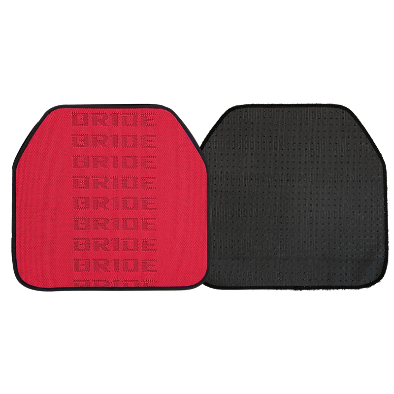 Universal JDM Bride Racing Fabric Red Hybrid Floor Mats Interior Carpets 5PCS - Image 2