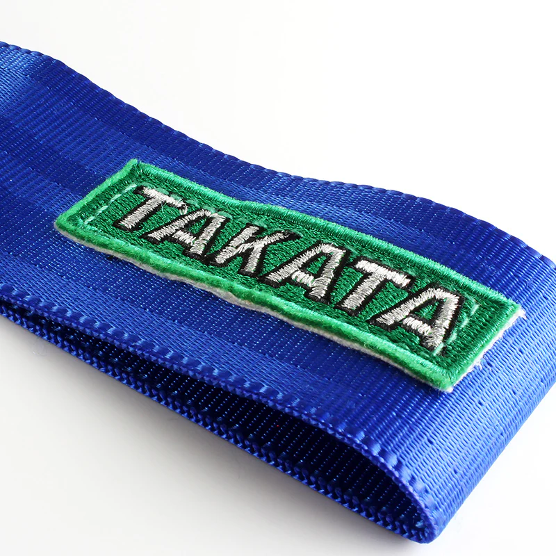 Takata Blue Racing Tow Strap for Front / Rear Bumper - Image 4