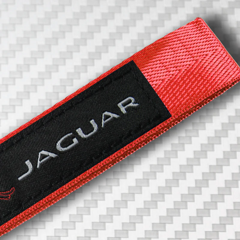 Universal Keychain Metal Key Ring Hook Nylon Strap Lanyard for JAGUAR Brand New - Image 6