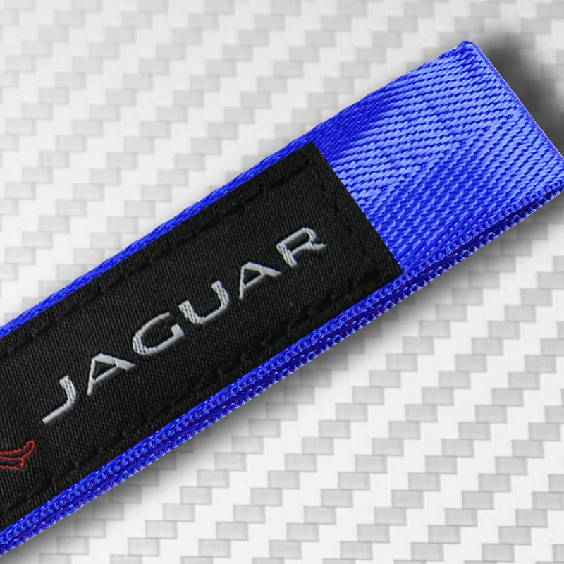 Universal Keychain Metal Key Ring Hook Nylon Strap Lanyard for JAGUAR Brand New - Image 6