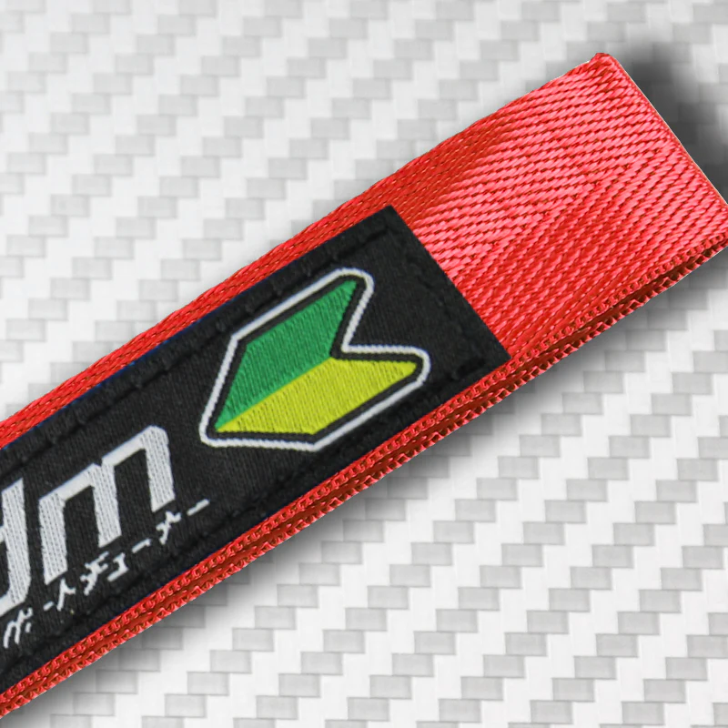 Universal Keychain Metal Key Ring Hook Nylon Strap Lanyard for JDM Brand New - Image 6