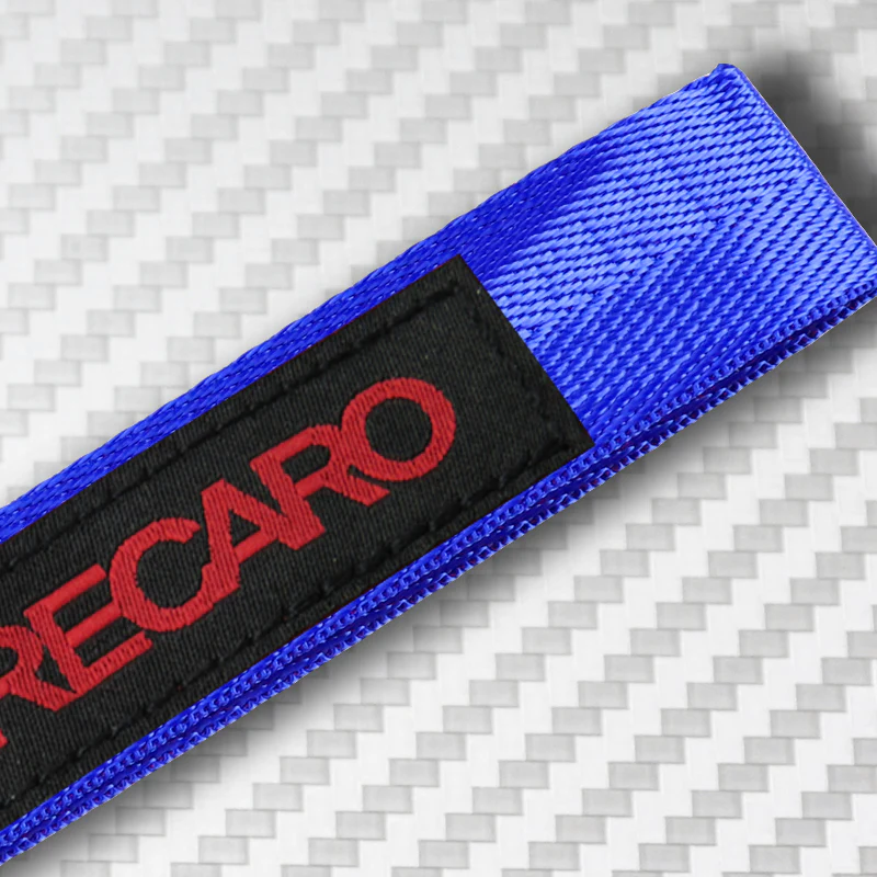 Universal Keychain Metal Key Ring Hook Nylon Strap Lanyard for RECARO Brand New - Image 6