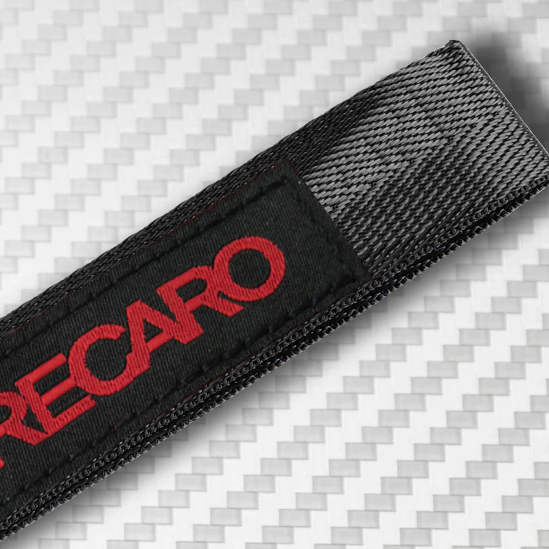 Universal Keychain Metal Key Ring Hook Nylon Strap Lanyard for RECARO Brand New - Image 6