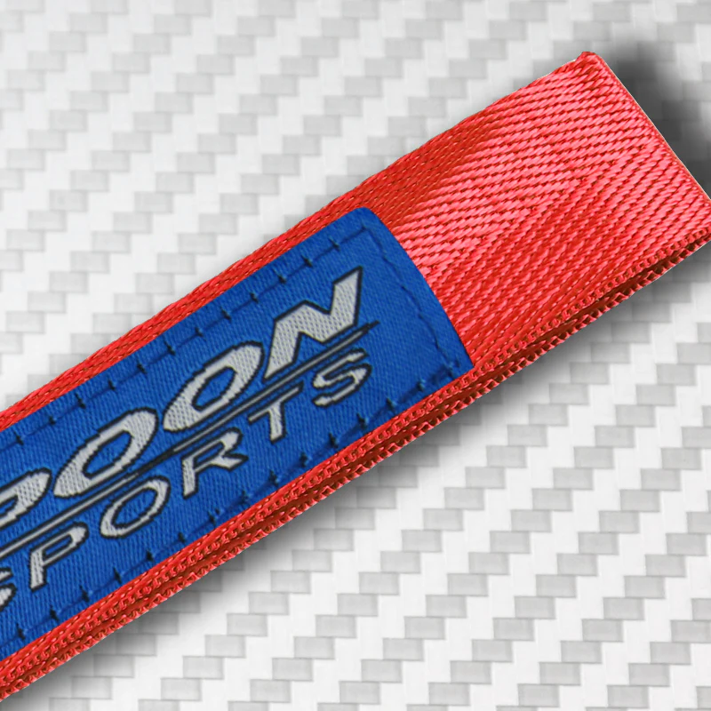 Universal Keychain Metal Key Ring Hook Nylon Strap Lanyard for Spoon Sports Brand New - Image 6