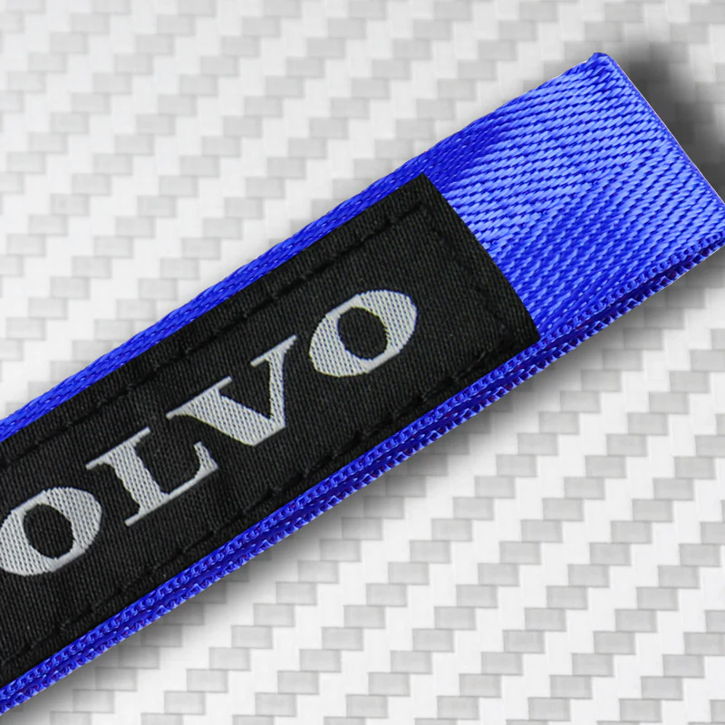 Universal Keychain Metal key Ring Hook Nylon Strap Lanyard for VOLVO Brand New - Image 6
