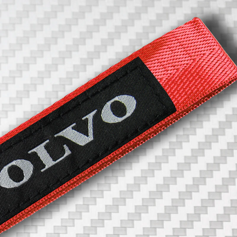Universal Keychain Metal key Ring Hook Nylon Strap Lanyard for VOLVO Brand New - Image 6