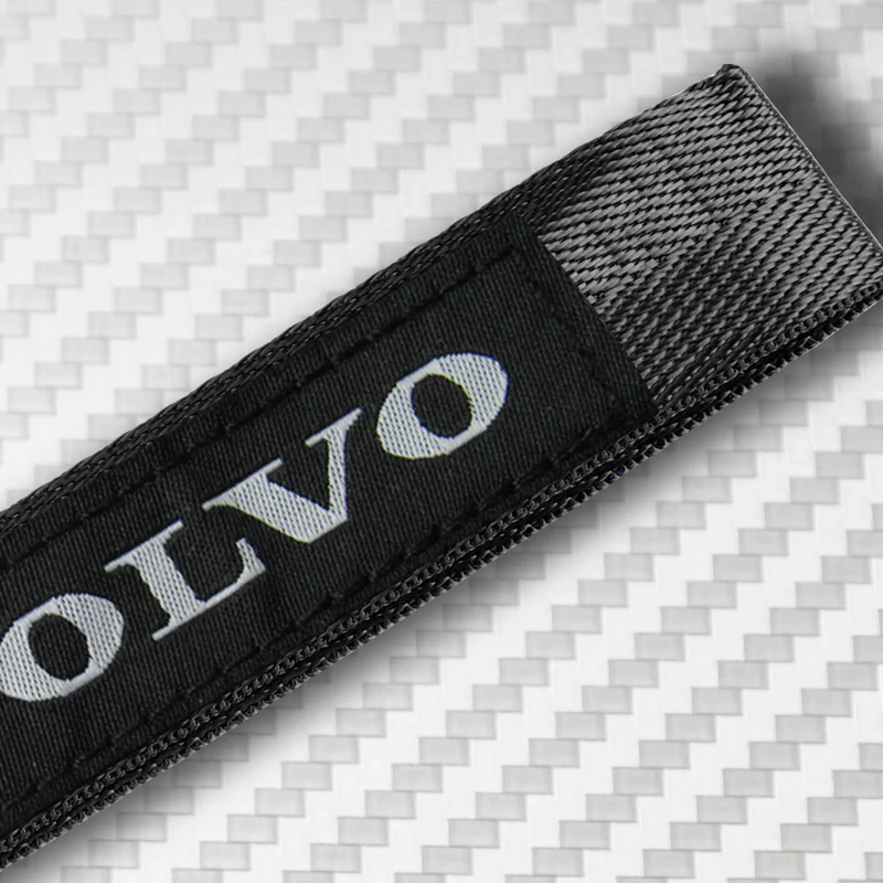 Universal Keychain Metal key Ring Hook Nylon Strap Lanyard for VOLVO Brand New - Image 6