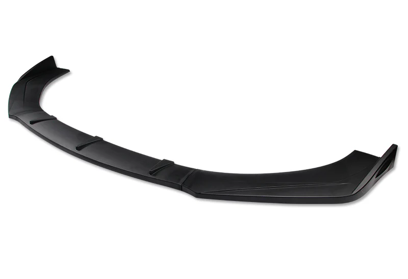 Universal Matte Black Front Bumper Protector Body Kit Splitter Spoiler Lip 3-PCS - Image 4