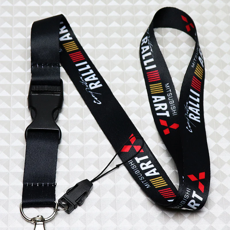 Mitsubishi Ralliart Black Keychain Lanyard - Image 2