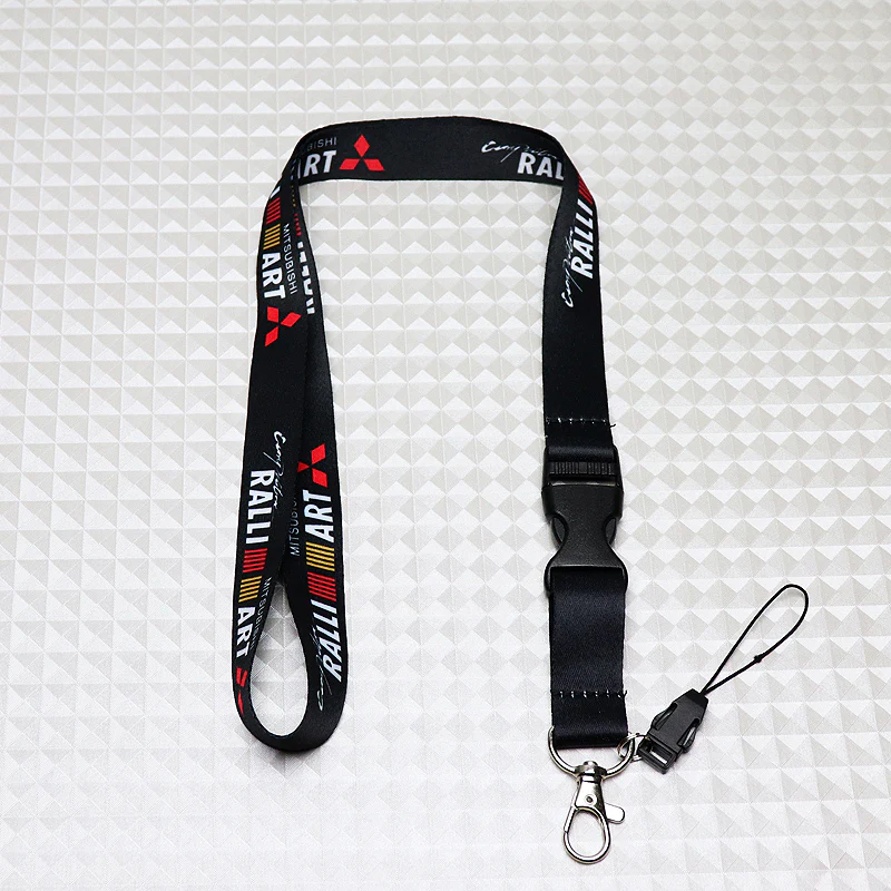 Mitsubishi Ralliart Black Keychain Lanyard - Image 4