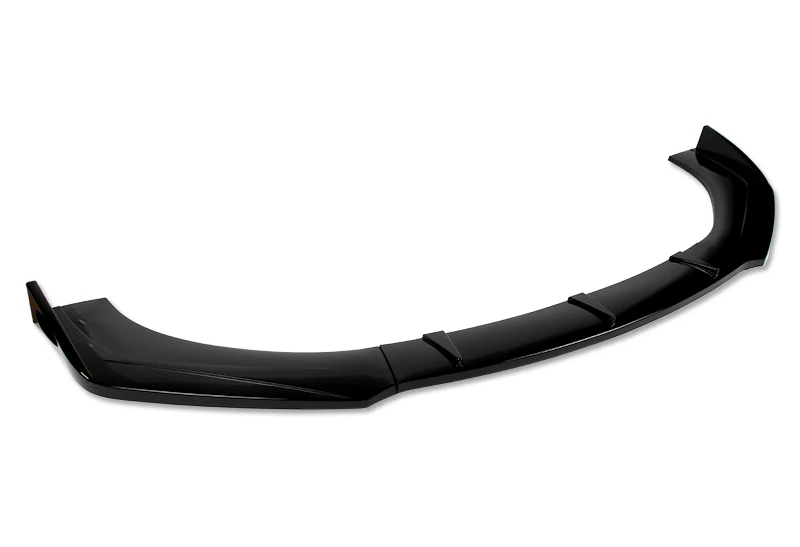 Universal Painted Black Front Bumper Protector Body Kit Splitter Spoiler Lip 3-PCS - Image 4