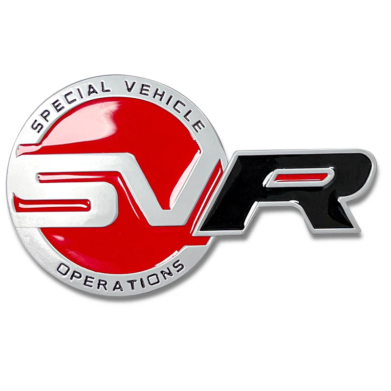 Universal Red Black Badge Emblem Deck Lid Trunk Rear Decal Range Rover Land Rover 1PC - Image 8