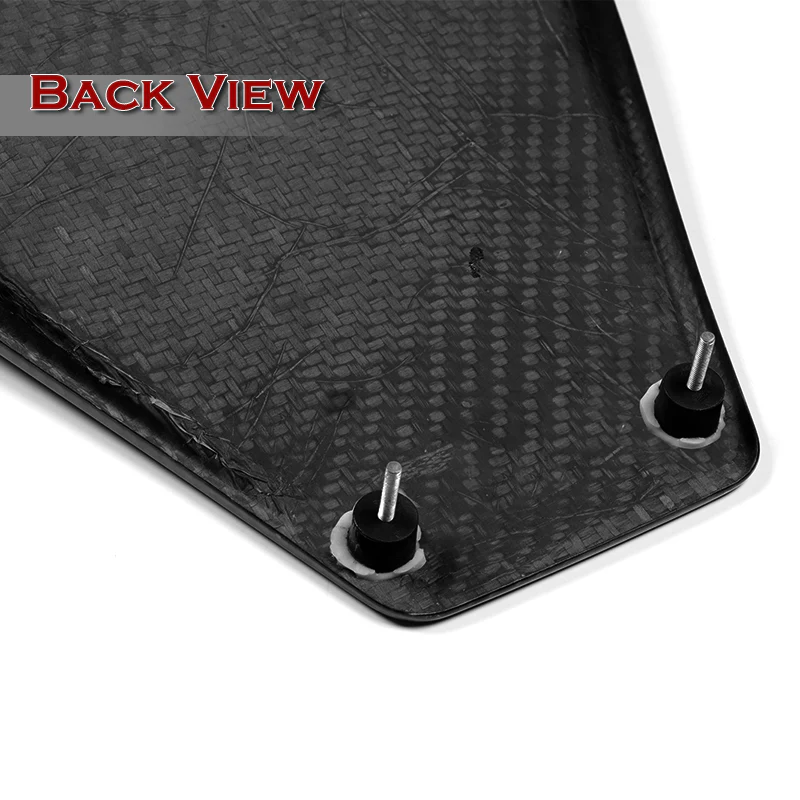 V-Style For 2008 - 2015 Mitsubishi Lancer Evolution 10 / Ralliart Real Carbon Fiber Air Intake Bonnet Hood Vents - Image 4