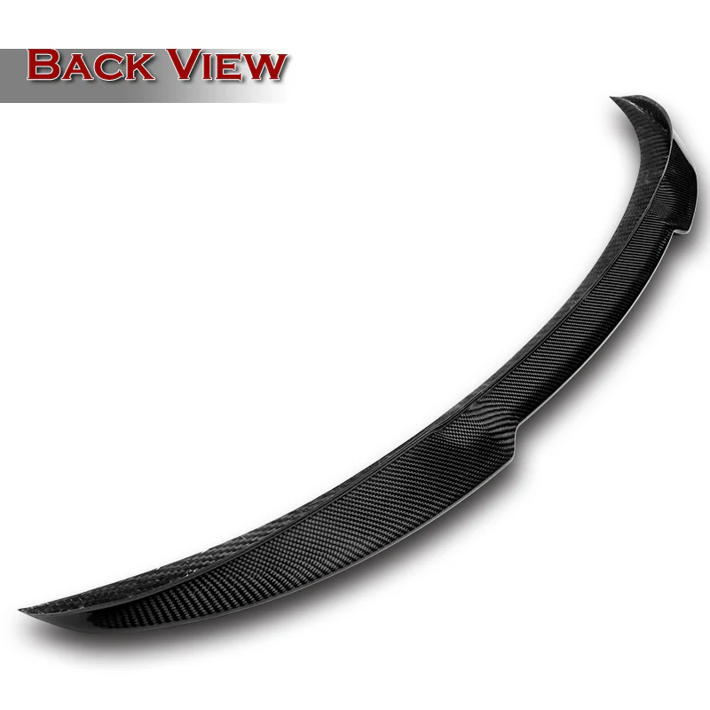 V-Style Rear Trunk Lip Duckbill Spoiler Wing For 2006-2011 BMW 3-Series E90 4-DR / Sedan -Real Carbon Fiber - Image 4