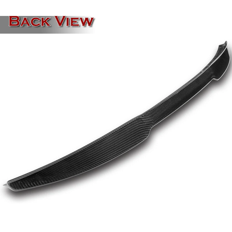 V-Style Rear Trunk Lip Duckbill Spoiler Wing For 2006-2011 Lexus GS-Series -Real Carbon Fiber - Image 4