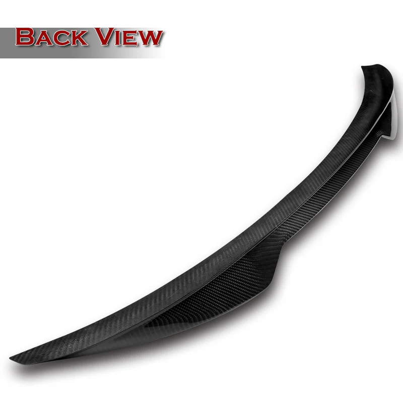 V-Style Rear Trunk Lip Duckbill Spoiler Wing For 2007-2011 Toyota Camry -Real Carbon Fiber - Image 4