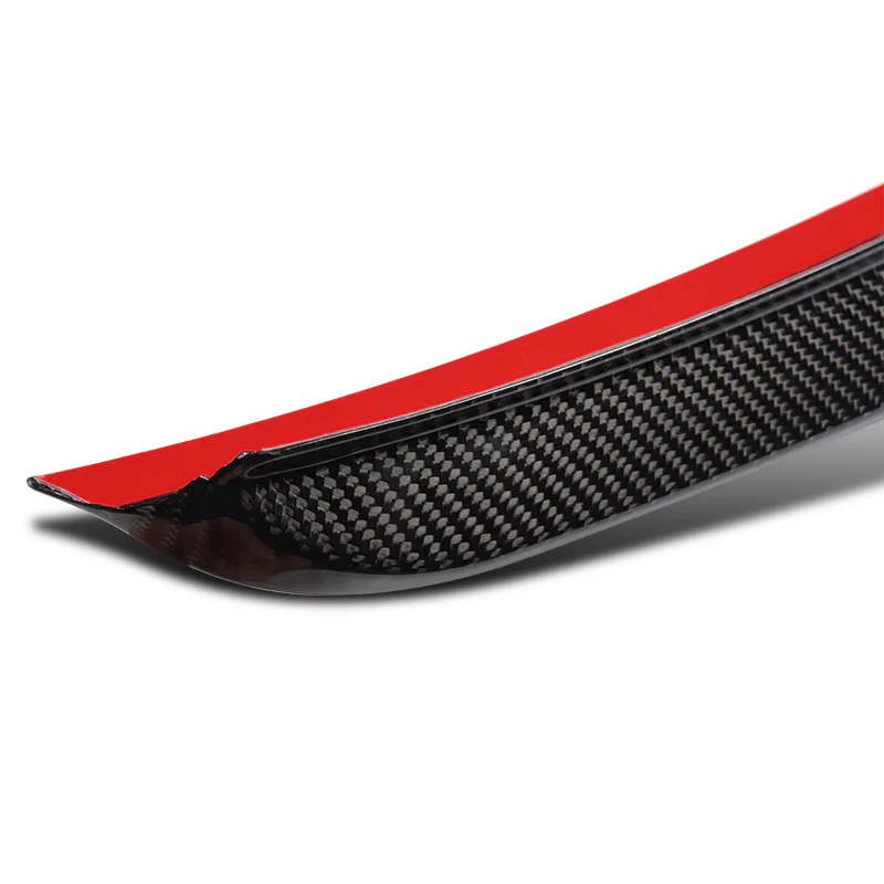 V-Style Rear Trunk Lip Duckbill Spoiler Wing For 2008-2014 Mercedes-Benz C-Class W204 -Real Carbon Fiber - Image 3