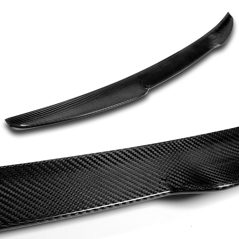 V-Style Rear Trunk Lip Duckbill Spoiler Wing For 2009-2014 Acura TSX 4-DR / Sedan -Real Carbon Fiber - Image 2