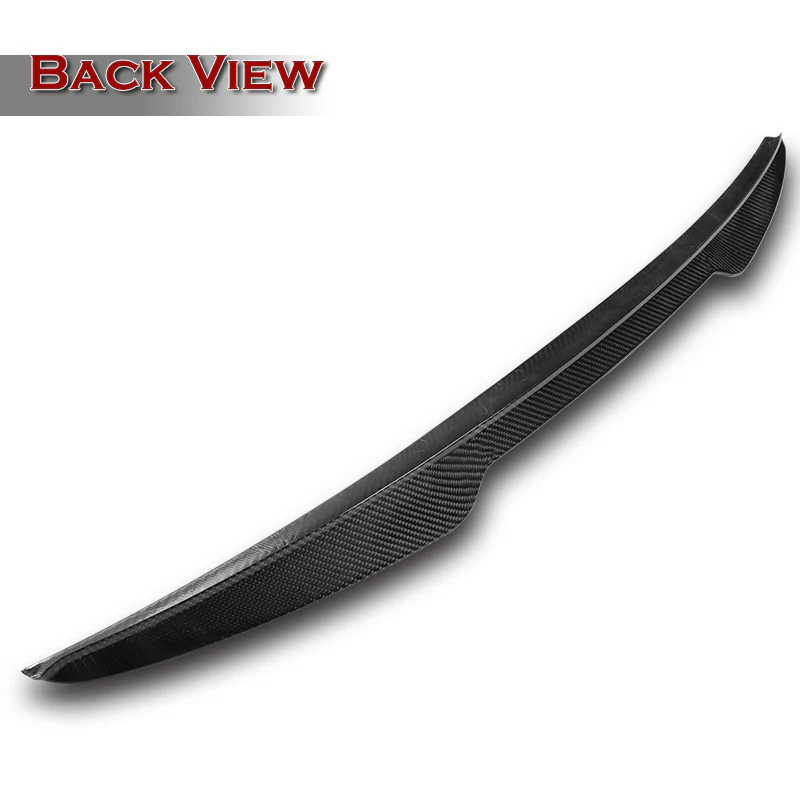 V-Style Rear Trunk Lip Duckbill Spoiler Wing For 2009-2014 Acura TSX 4-DR / Sedan -Real Carbon Fiber - Image 4