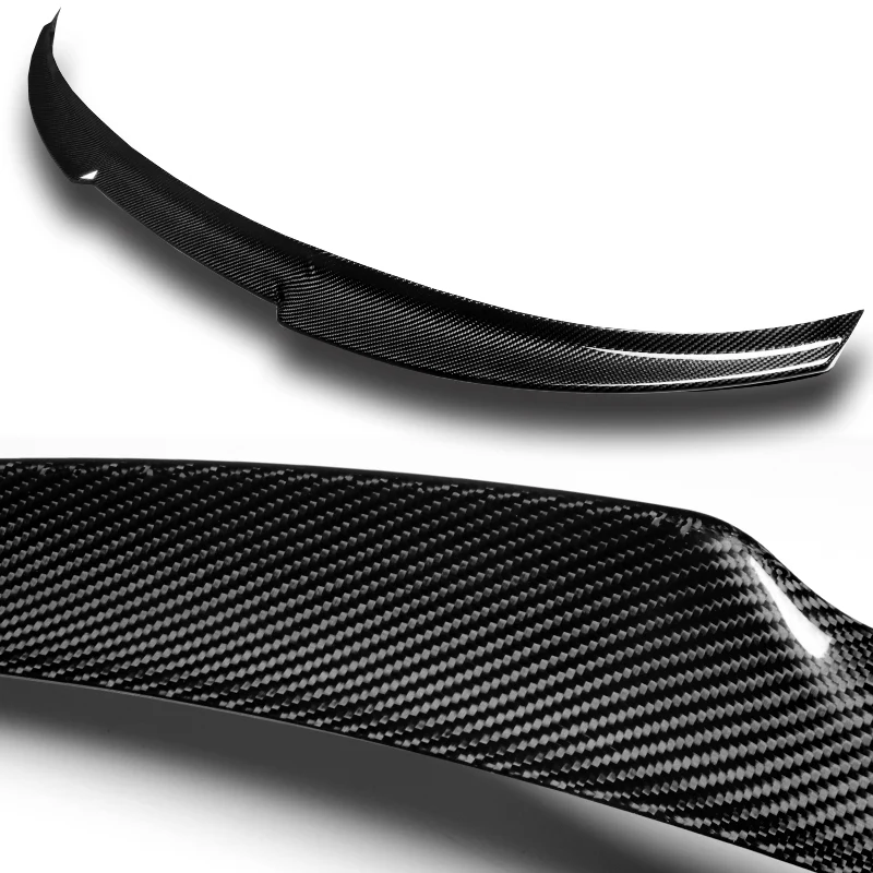 V-Style Rear Trunk Lip Duckbill Spoiler Wing For 2013-2017 Honda Accord 4-DR / Sedan -Real Carbon Fiber - Image 2