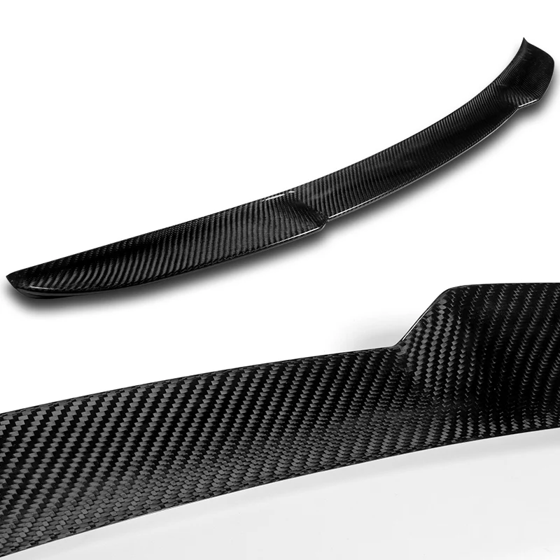 V-Style Rear Trunk Lip Duckbill Spoiler Wing For 2013-2018 Acura ILX 4-DR / Sedan -Real Carbon Fiber - Image 2
