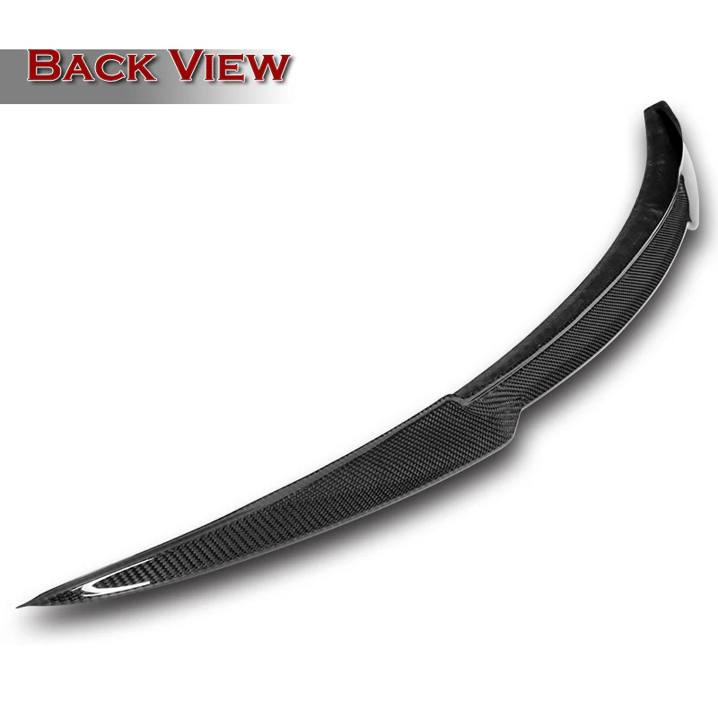 V-Style Rear Trunk Lip Duckbill Spoiler Wing For 2014-2017 Mazda 6 -Real Carbon Fiber - Image 4
