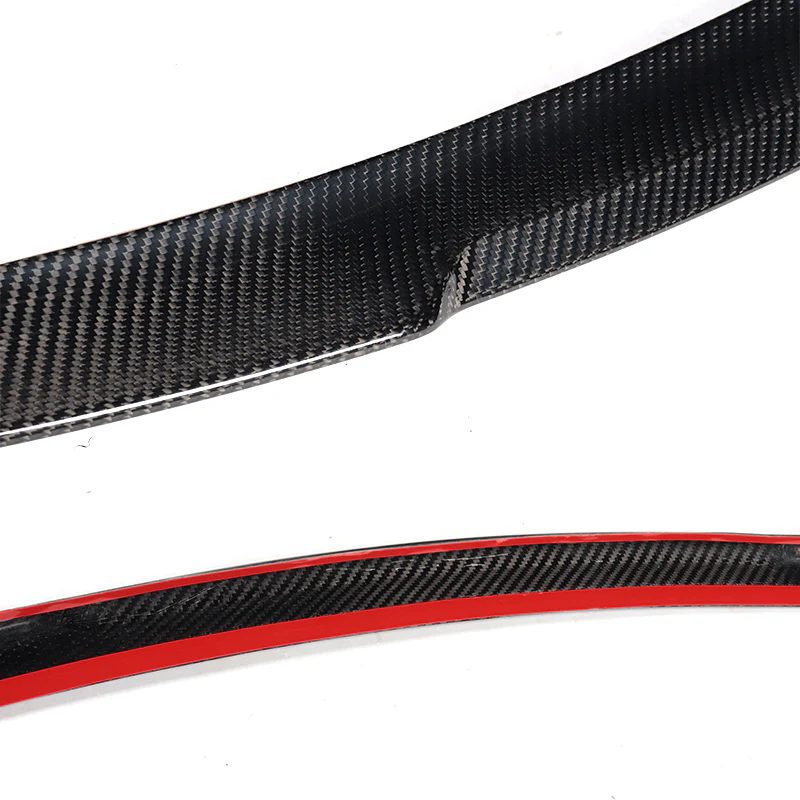 V-Style Rear Trunk Lip Duckbill Spoiler Wing For 2014-2021 BMW 2-Series F87 F22 2-DR / Coupe -Real Carbon Fiber - Image 2