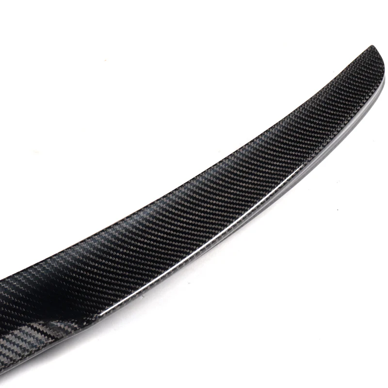 V-Style Rear Trunk Lip Duckbill Spoiler Wing For 2014-2021 BMW 2-Series F87 F22 2-DR / Coupe -Real Carbon Fiber - Image 3