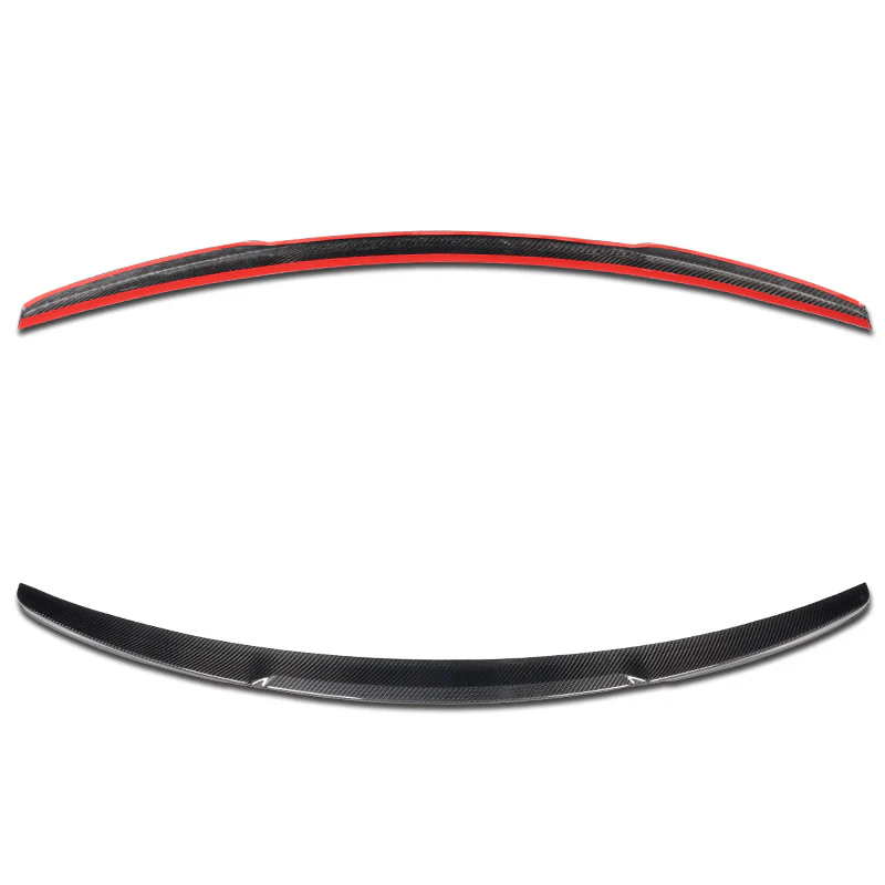 V-Style Rear Trunk Lip Duckbill Spoiler Wing For 2014-2021 BMW 2-Series F87 F22 2-DR / Coupe -Real Carbon Fiber - Image 4