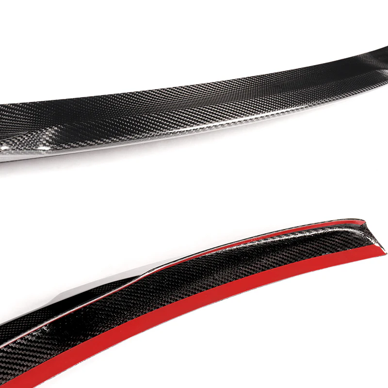 V-Style Rear Trunk Lip Duckbill Spoiler Wing For 2014-2021 Infiniti Q50 Q50S -Real Carbon Fiber - Image 2