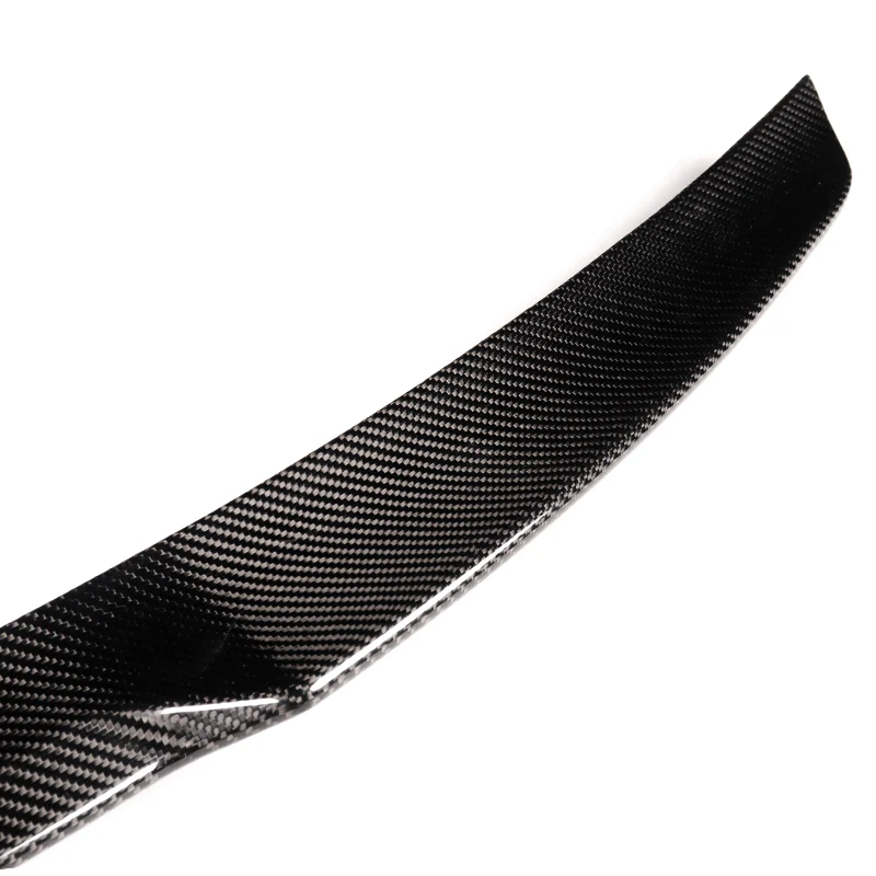 V-Style Rear Trunk Lip Duckbill Spoiler Wing For 2014-2021 Infiniti Q50 Q50S -Real Carbon Fiber - Image 3