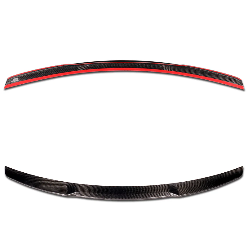 V-Style Rear Trunk Lip Duckbill Spoiler Wing For 2014-2021 Infiniti Q50 Q50S -Real Carbon Fiber - Image 4