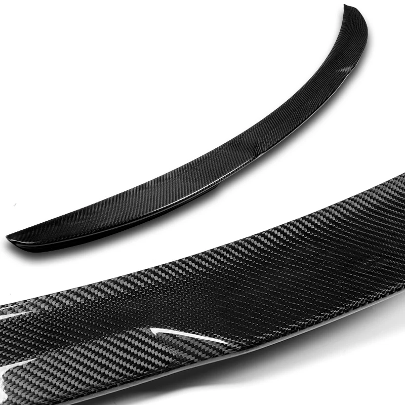 V-Style Rear Trunk Lip Duckbill Spoiler Wing For 2015-2021 BMW F23 2-Series Convertible -Real Carbon Fiber - Image 2