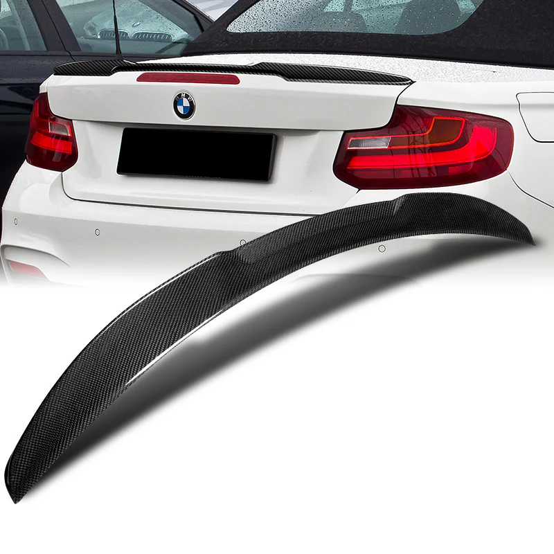 V-Style Rear Trunk Lip Duckbill Spoiler Wing For 2015-2021 BMW F23 2-Series Convertible -Real Carbon Fiber - Image 7